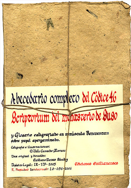 Buch Abecedario completo del Códice 46 : scriptorium del Monasterio de Suso y glosario caligrafiado María del Valle Camacho Matute