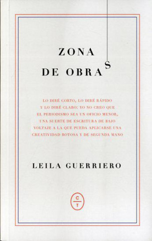 Kniha Zona de obras Leila Guerriero