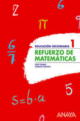 Книга Refuerzo de matemáticas, 1 ESO José Colera Jiménez