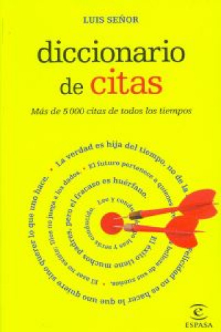 Книга Diccionario de citas LUIS SEÑOR GONZALEZ