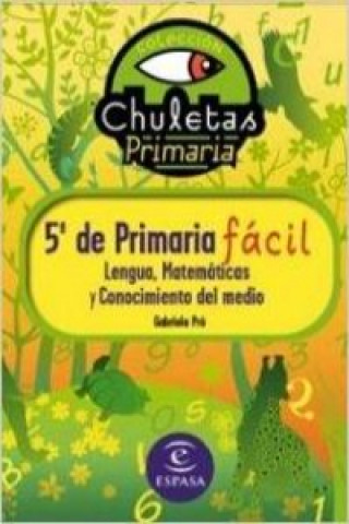 Kniha Chuletas para 5 de primaria GABRIELA PRO