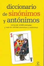 Könyv Diccionario de sinónimos y antónimos ESPASA CALPE