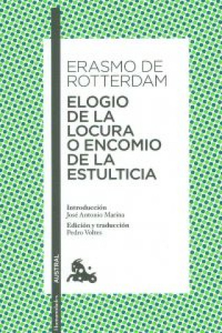 Libro ELOGIO DE LA LOCURA O ENC..444*11*AUSTRA ERASMO DE ROTTERDAM