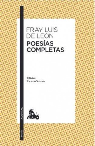 Kniha Poesías completas FRAY LUIS DE LEON