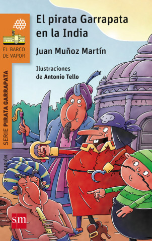 Kniha El Pirata Garrapata en la India JUAN MUÑOZ MARTIN