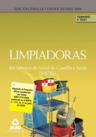 Carte Limpiadoras, Servicio de Salud de Castilla y León (SACYL). Temario y test Fernando Martos Navarro