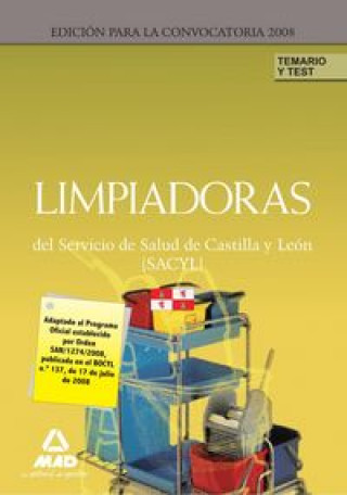 Buch Limpiadoras, Servicio de Salud de Castilla y León (SACYL). Temario y test Fernando Martos Navarro