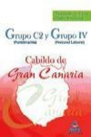 Книга Grupo C2 (funcionarios) y Grupo IV (personal laboral) del Cabildo de Gran Canaria. Temario y Test parte común. 