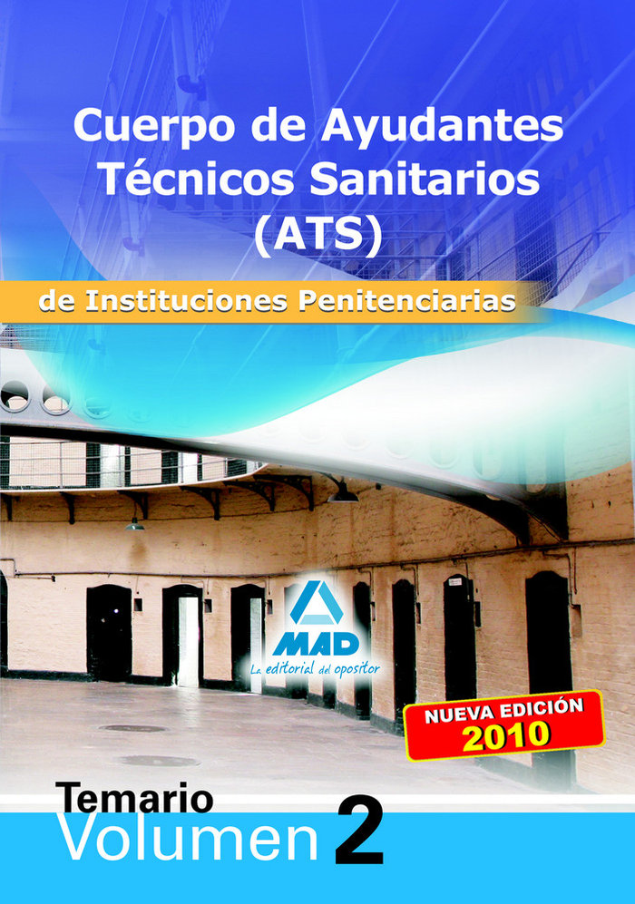 Carte Cuerpo de Ayudantes Técnicos Sanitarios de Instituciones Penitenciarias. Temario. Volumen II. 