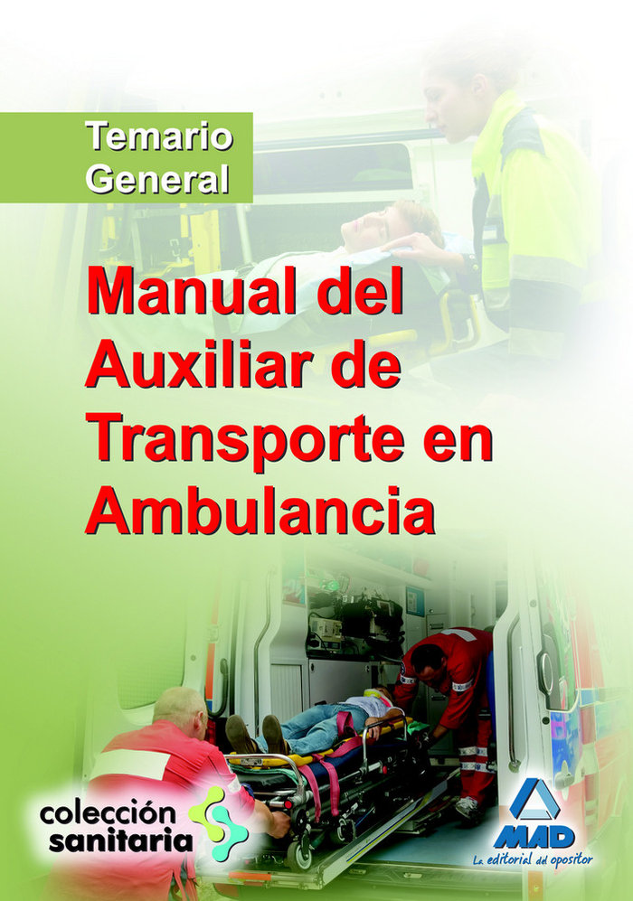 Książka Manual del auxiliar de transporte en ambulancia 