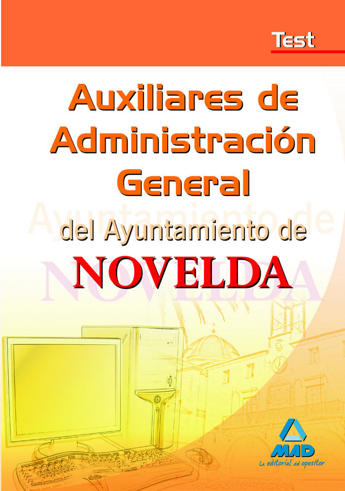 Buch Auxiliares de Administración General del Ayuntamiento de Novelda. Test 