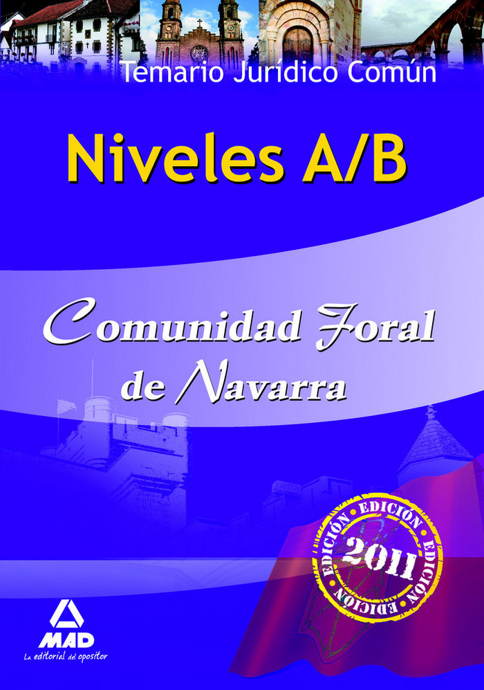 Kniha Niveles A/B, Comunidad Foral de Navarra. Temario jurídico común Fernando Martos Navarro