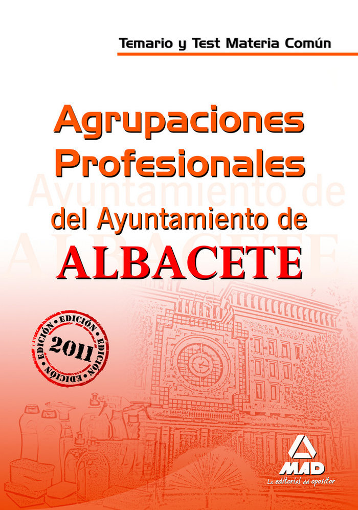 Carte Agrupaciones Profesionales, Ayuntamiento de Albacete. Temario y test de la materia común Fernando Martos Navarro