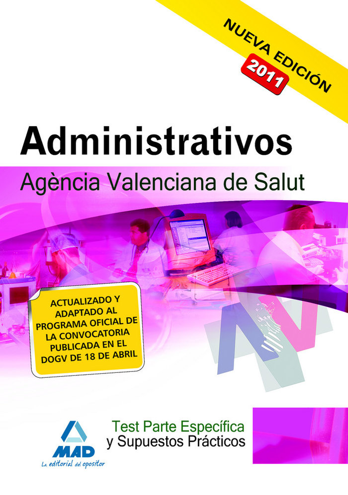 Könyv Administrativos, Agencia Valenciana de Salud. Test de la parte específica y supuestos prácticos Fernando Martos Navarro