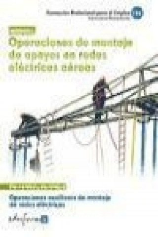 Könyv Operaciones auxiliares de montaje de redes eléctricas 1 : certificado de profesionalidad : operaciones de montaje de apoyos en redes eléctricas aéreas Miguel Baldomero Ramírez Fernández