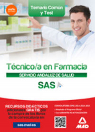 Book Técnico en Farmacia del Servicio Andaluz de Salud. Temario común y test 