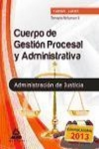 Könyv Cuerpo de Gestión Procesal y Administrativa de la Administración de Justicia (Turno Libre). Vol. II, Temario Antonio Dorado Picón