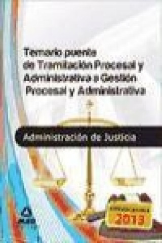 Carte Temario puente de tramitación procesal administrativa a gestión procesal administrativa Antonio Dorado Picón