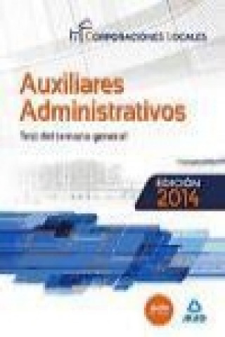 Buch Auxiliares Administrativos de Corporaciones Locales. Test del Temario General 