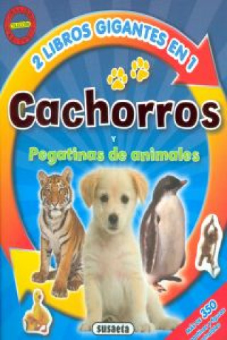 Knjiga Cachorros - Pegatinas de animales 