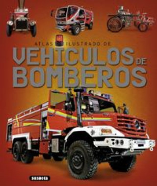 Carte Atlas ilustrado de vehículos de bomberos 