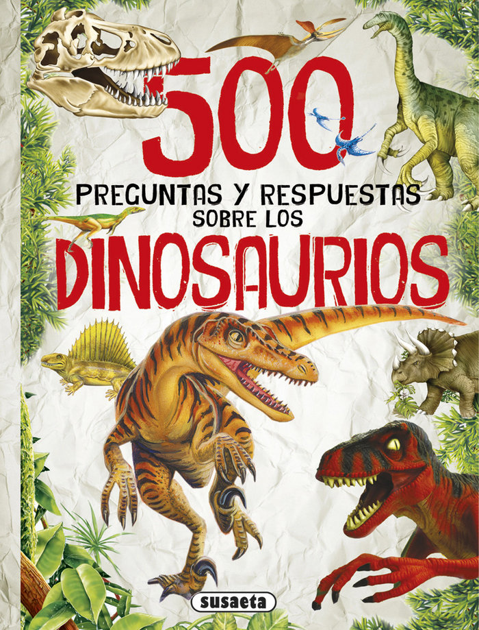 Könyv 500 preguntas sobre dinosaurios 