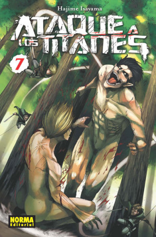 Kniha Ataque a los titanes 7 Hajime Isayama