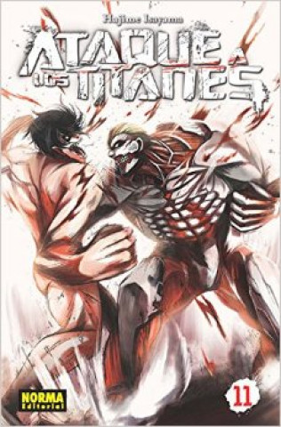 Książka Ataque a los titanes, 11 Hajime Isayama