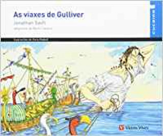 Knjiga As viaxes de Gulliver, Educación Primaria. Material auxiliar Jonathan Swift