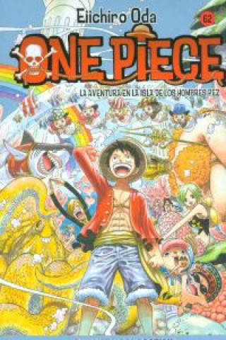 Carte One Piece 62, La aventura en la isla de los hombres pez Eiichiro Oda