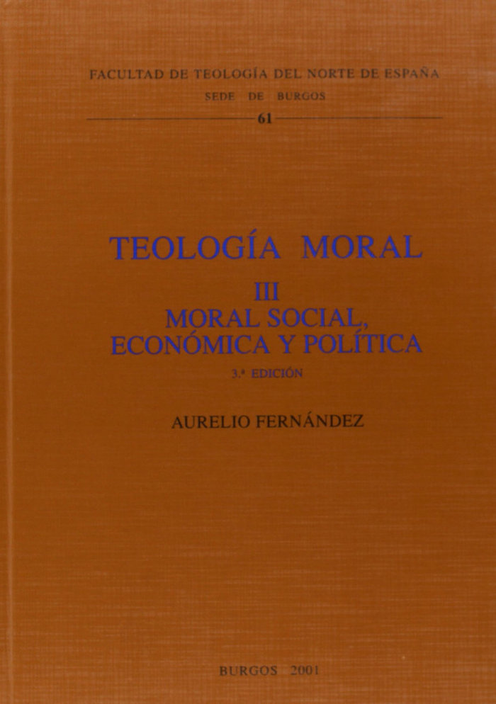 Könyv Moral social, económica y política Aurelio Fernández