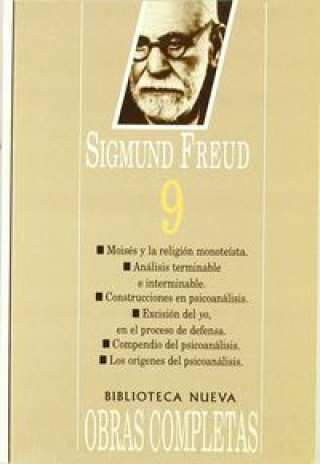 Book Sigmund Freud 9 (edición en rústica). Tomo 9 (1934-1939). Ensayos 185 al 204 