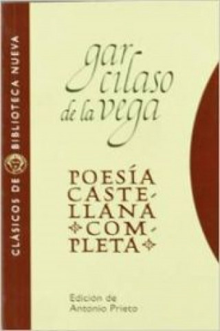 Knjiga Poesía castellana completa Garcilaso de la Vega