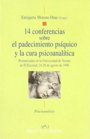 Buch 14 Conferencias sobre el padecimiento psíquico y la cura psicoanalítica : pronunciada en la Universidad de verano de El Escorial, 24-28 de Agosto de 1 Conferencias sobre el Padecimiento Psíquico y la Cura Psicoanalítica