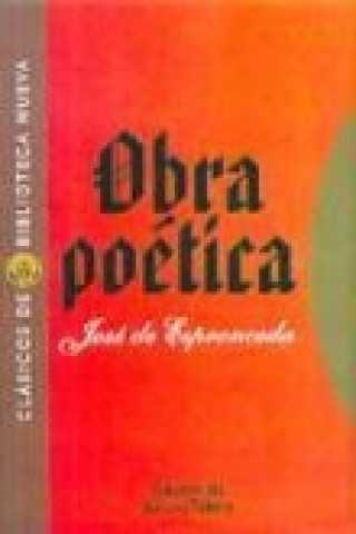 Book Obra poética José de Espronceda