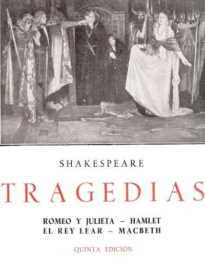 Knjiga Tragedias William Shakespeare