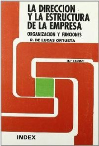 Carte Dirección y la estructura de la empresa, la Ramón de Lucas Ortueta
