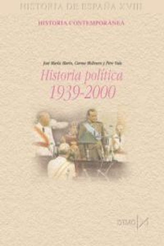 Kniha Historia política 1939-2000 JOSE MARIA MARIN