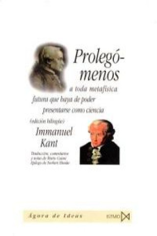 Kniha Prolegómenos a toda metafísica futura que haya de poder presentarse como ciencia Immanuel Kant