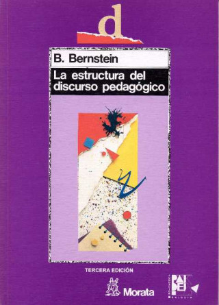Kniha La estructura del discurso pedagógico Basil Bernstein