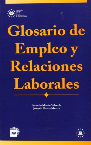 Kniha Glosario del empleo y relaciones laborales 