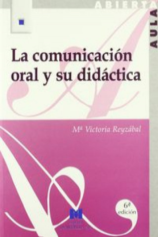 Knjiga La comunicación oral y su didáctica María Victoria Reyzábal