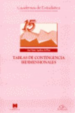 Kniha Tablas de contingencia bidimensionales Ana María Aguilera del Pino