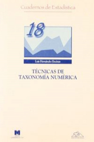 Kniha Técnicas de taxonomía numérica LUIS. HERNANDEZ ENCINAS