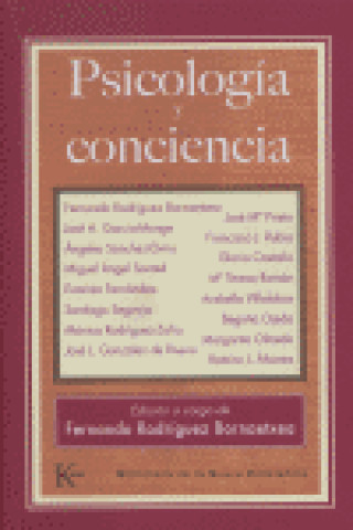 Kniha Psicología y conciencia Fernando Rodríguez Bornaetxea