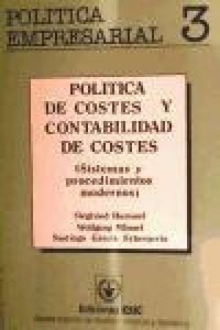 Libro POLITICA DE COSTES- VOL2 Siegfried Hummel