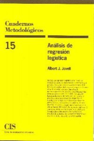 Kniha Análisis de regresión logística ALBERT J. JOVELL