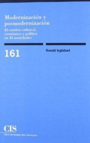 Kniha Modernización y postmodernización Ronald Inglehart