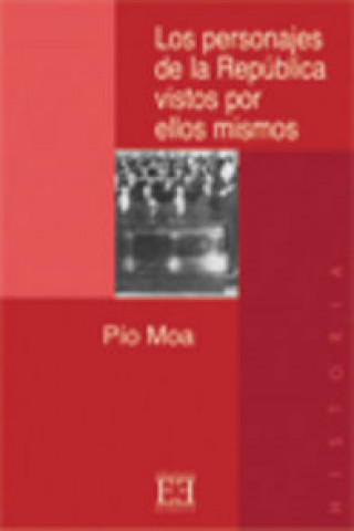 Könyv Los personajes de la República vistos por ellos mismos Pío Moa Rodríguez