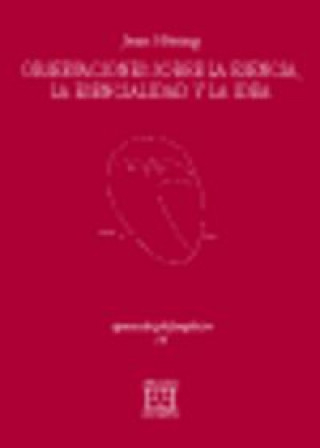 Könyv Observaciones sobre la esencia, la esencialidad y la idea Jean Hering